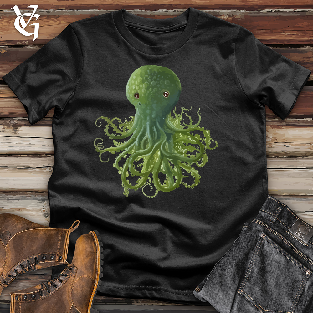 Viking Goods Seaweed Octopus Cotton Tee Black / L