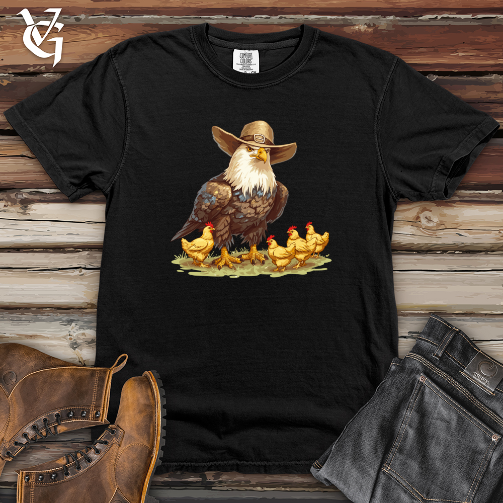 Viking Goods Sheriff Eagle Brood Heavy Cotton Comfort Colors Tee Black / L