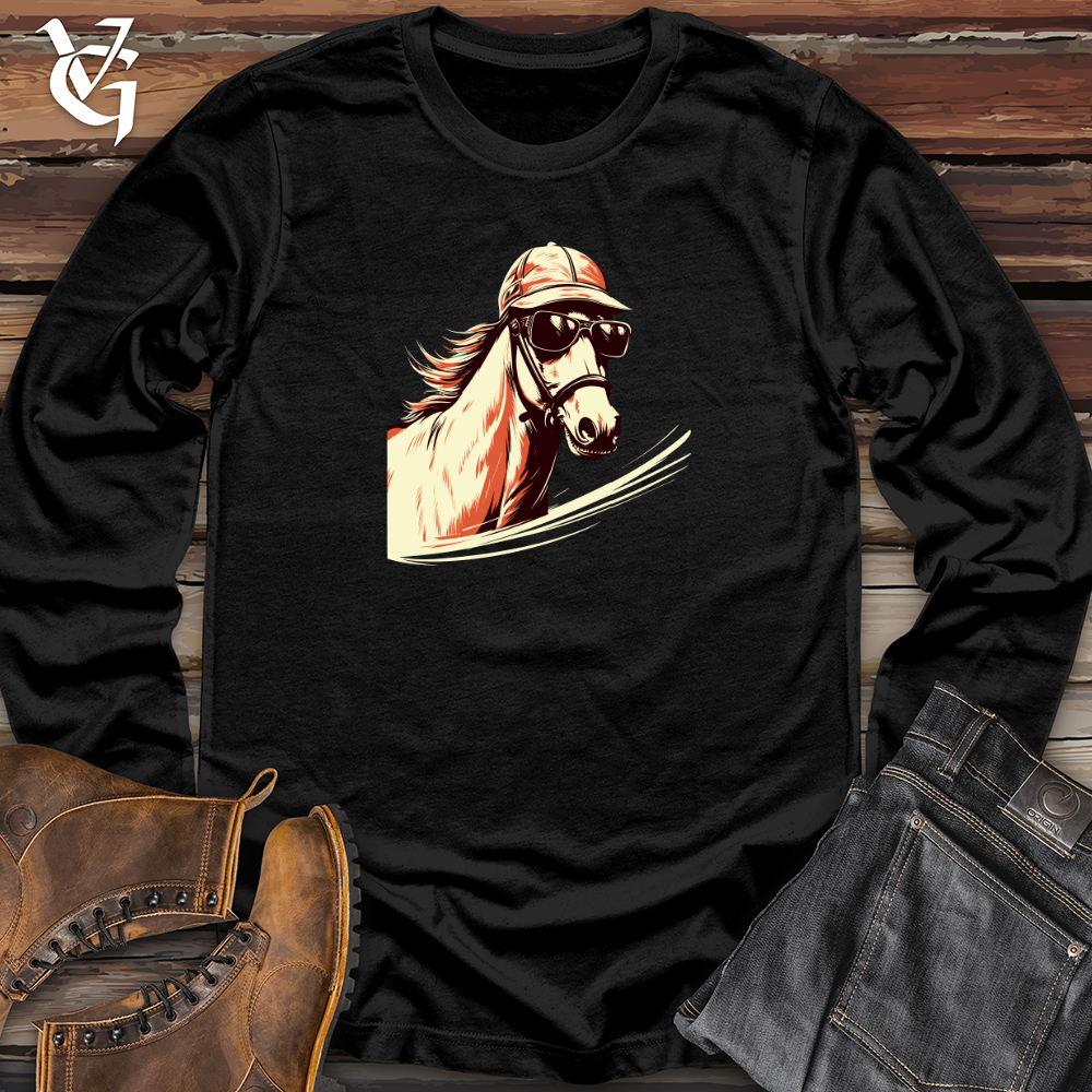 Viking Goods Shredding Stallion Style Long Sleeve Black / L