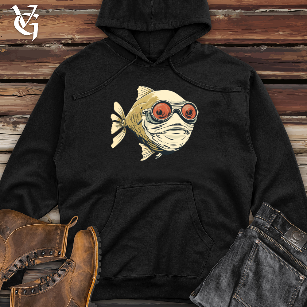 Viking Goods Skyborne Blobfish Pilot Midweight Hooded Sweatshirt Black / L