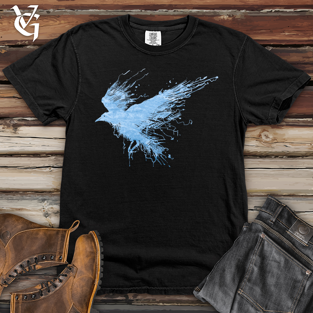 Viking Goods Smokey Winter Raven Heavy Cotton Comfort Colors Tee Black / L