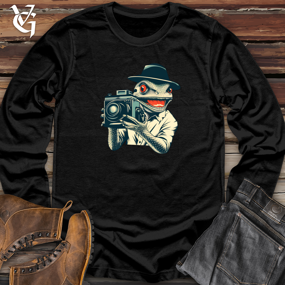 Viking Goods Snapshot Lizard Lens Long Sleeve Black / L