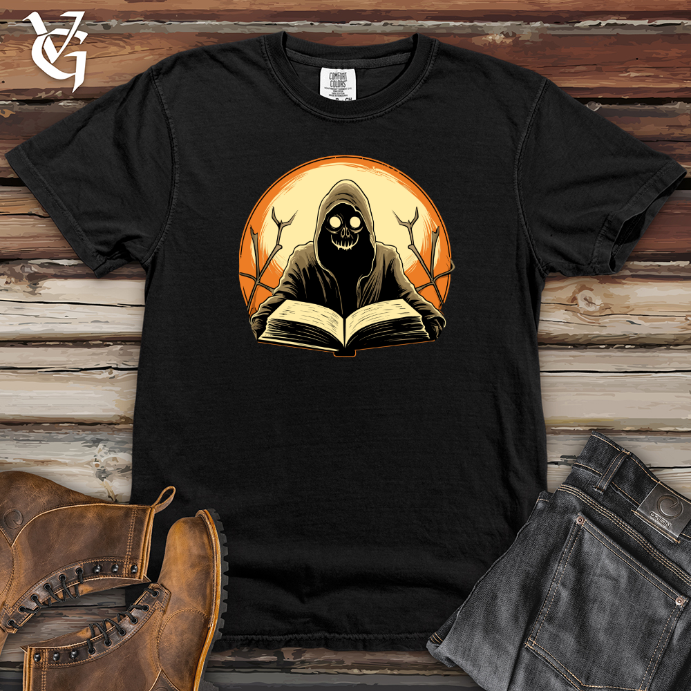 Viking Goods Spider Webbed Wonder Story Spinner Heavy Cotton Comfort Colors Tee Black / L