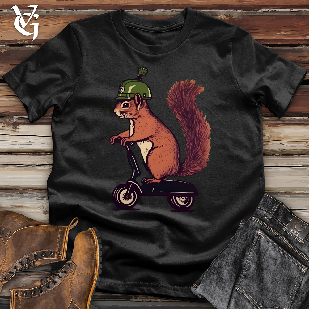Viking Goods Squirrel Scoot Softstyle Tee Black / L