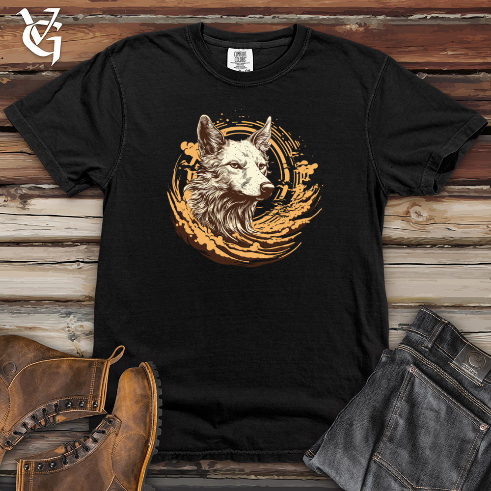 Viking Goods Stormy Desert Coyote Heavy Cotton Comfort Colors Tee Black / L