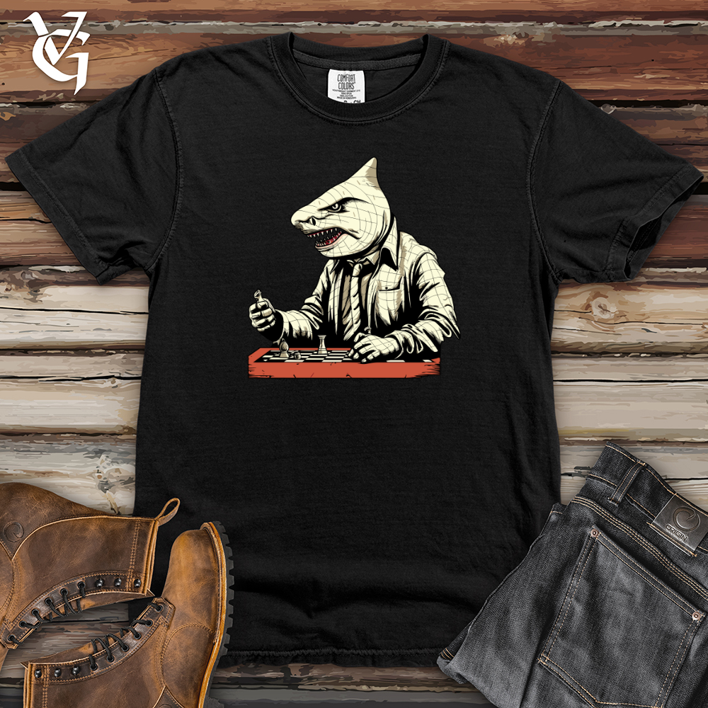 Viking Goods Strategic Shark Moves Heavy Cotton Comfort Colors Tee Black / L