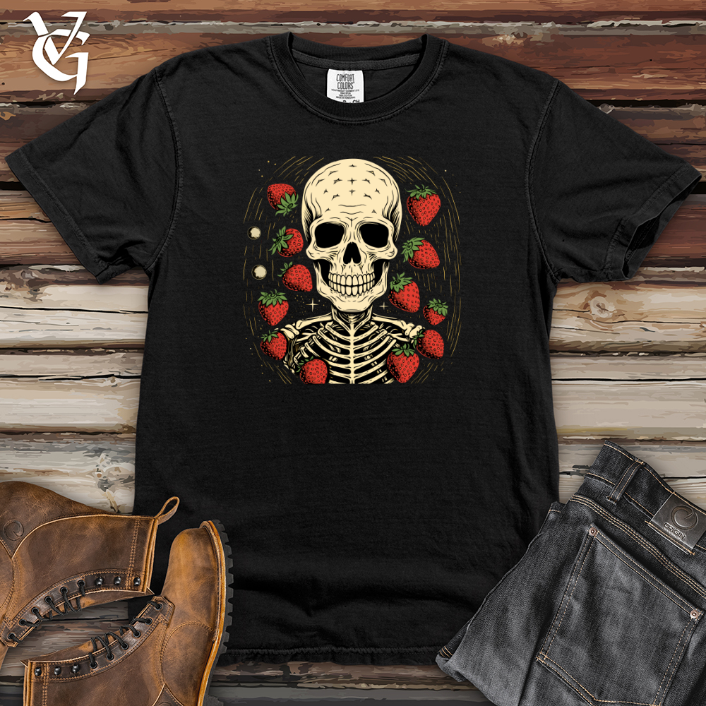 Viking Goods Strawberry Celestial Voyage Heavy Cotton Comfort Colors Tee Black / L