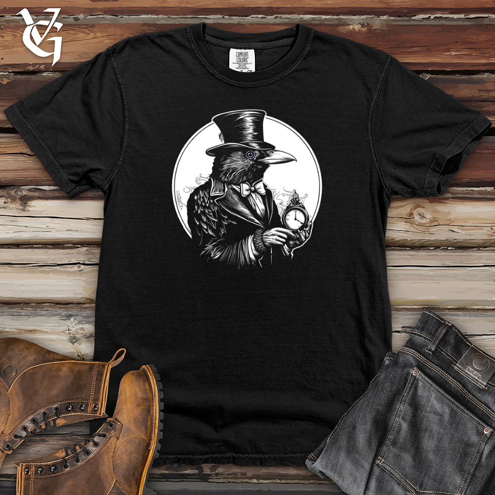 Viking Goods Temporal Raven Heavy Cotton Comfort Colors Tee Black / L