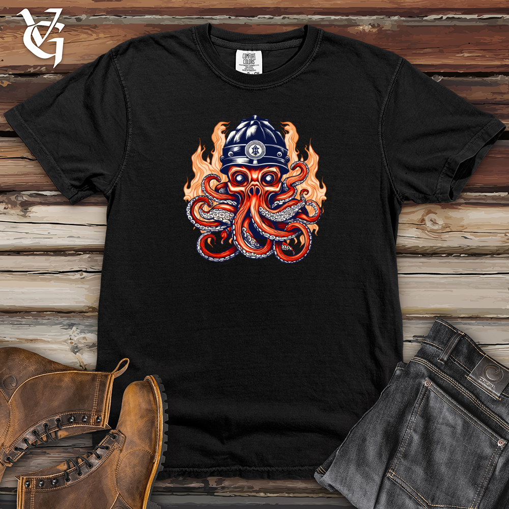 Viking Goods Tentacled Heroic Rescuer Heavy Cotton Comfort Colors Tee Black / L