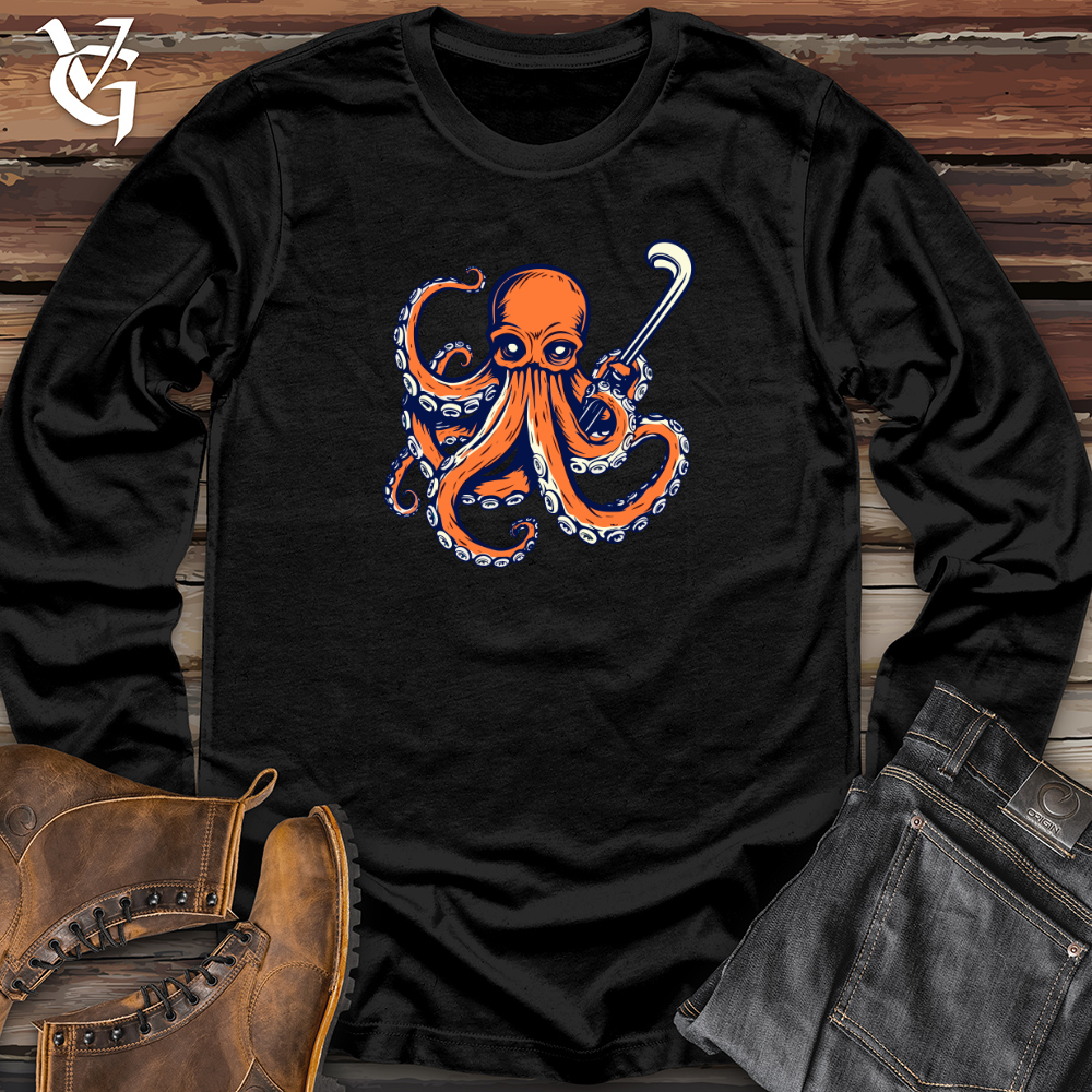 Viking Goods Tentacled Slapshot Long Sleeve Black / L
