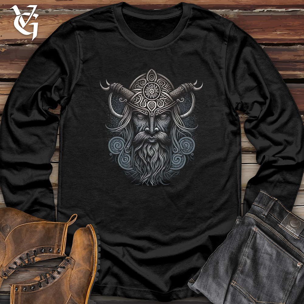 Viking Goods The Might of Norse Softstyle Long Sleeve Black / L