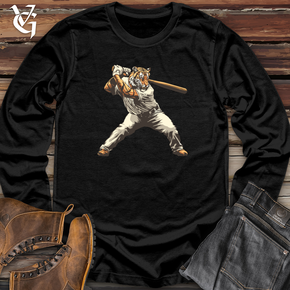 Viking Goods Tiger Slugger Swing Long Sleeve Cardinal / L