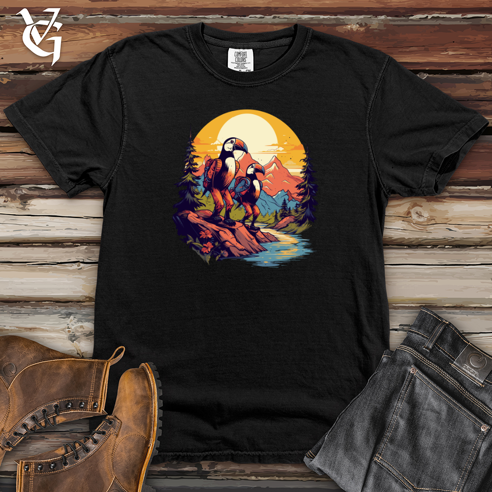 Viking Goods Toucans Hiking Adventure Heavy Cotton Comfort Colors Tee Black / L