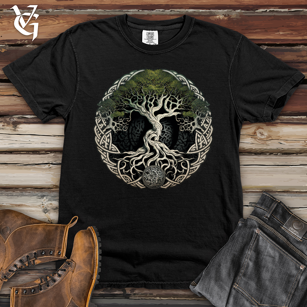 Viking Goods Tree of Life Viking Heavy Cotton Comfort Colors Tee Black / L