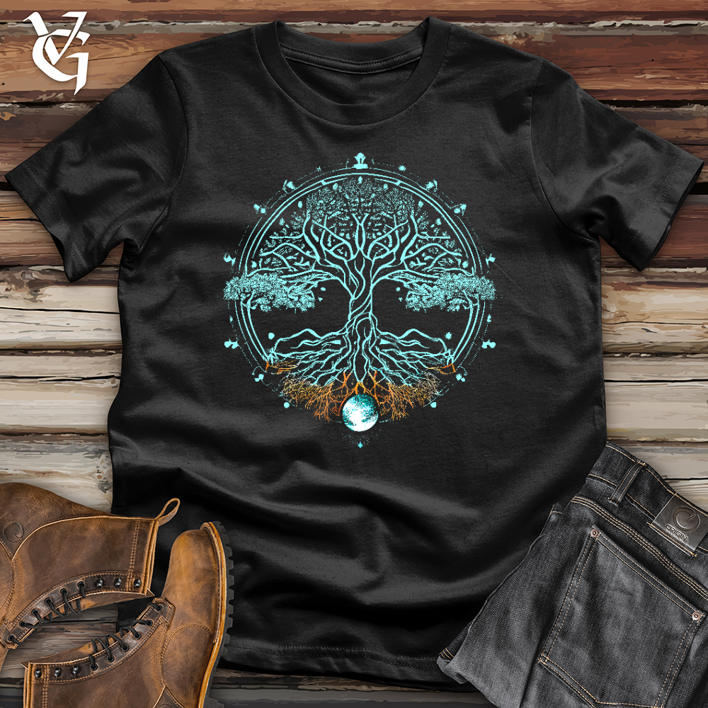 Viking Goods Trinity Tree of Life 01 Softstyle Tee Black / L