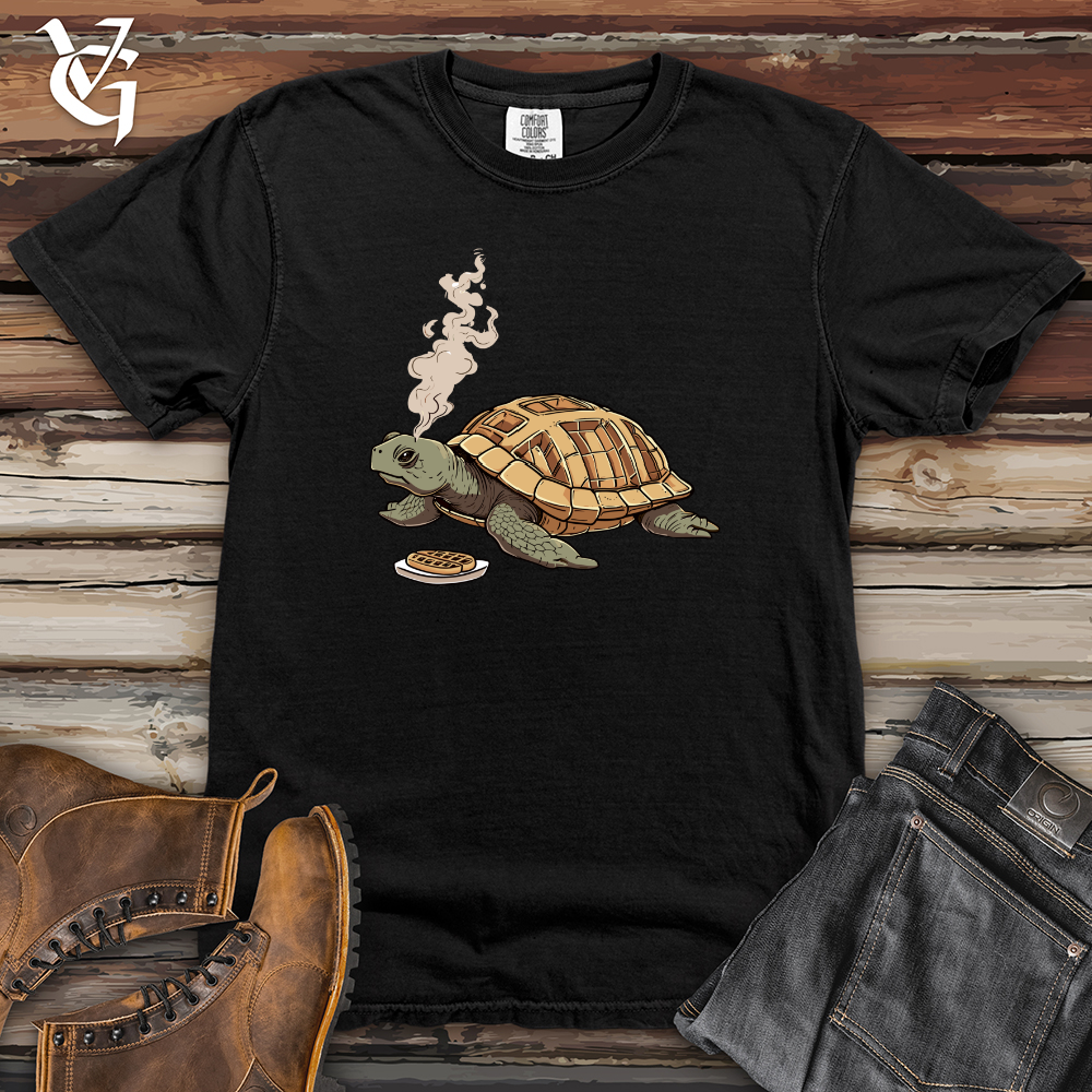 Viking Goods Turtle Waffle Breakfast Heavy Cotton Comfort Colors Tee Black / L
