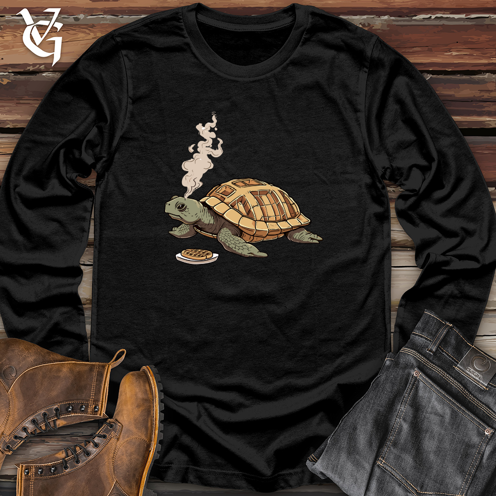 Viking Goods Turtle Waffle Breakfast Long Sleeve Black / L