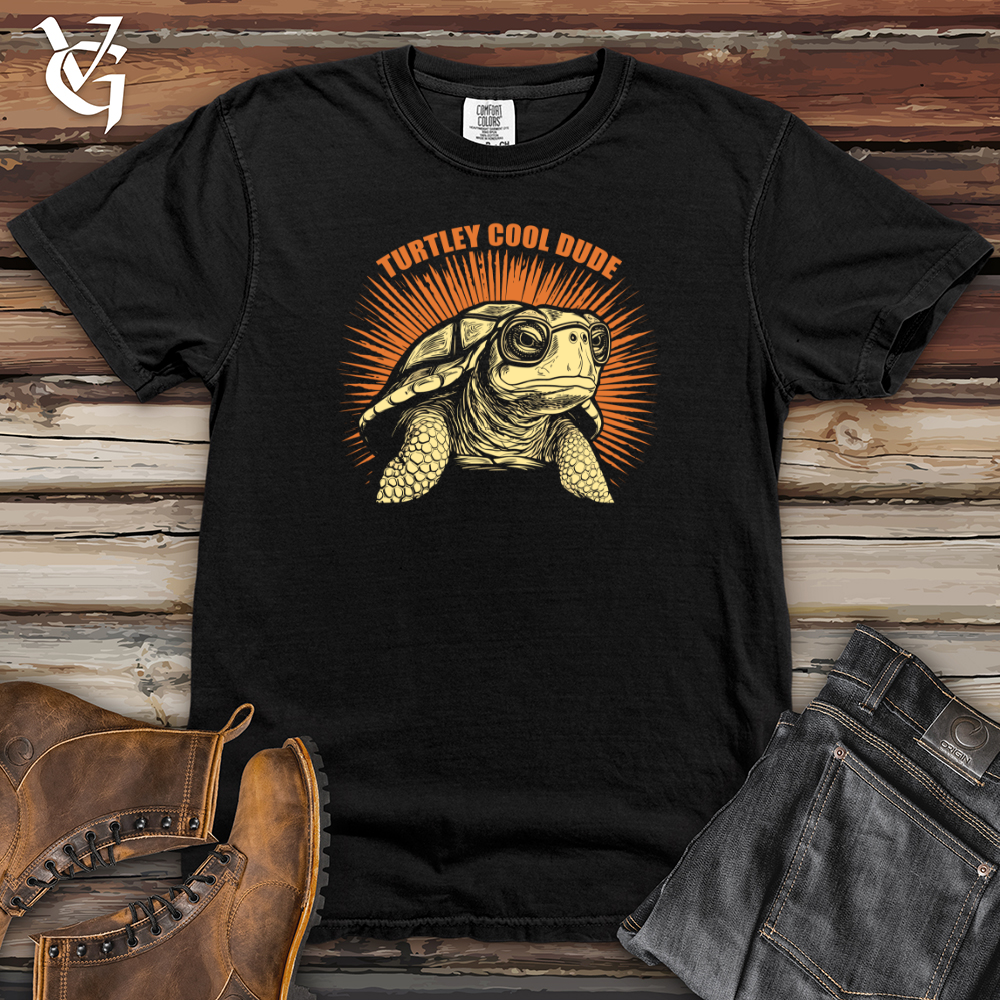 Viking Goods Turtley Cool Dude Heavy Cotton Comfort Colors Tee Black / L