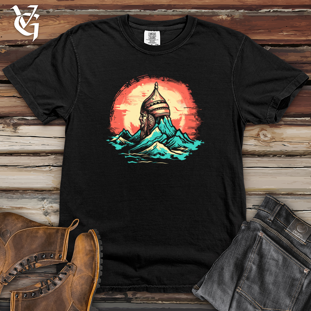 Viking Goods Viking Mountain Solitude Heavy Cotton Comfort Colors Tee Black / L