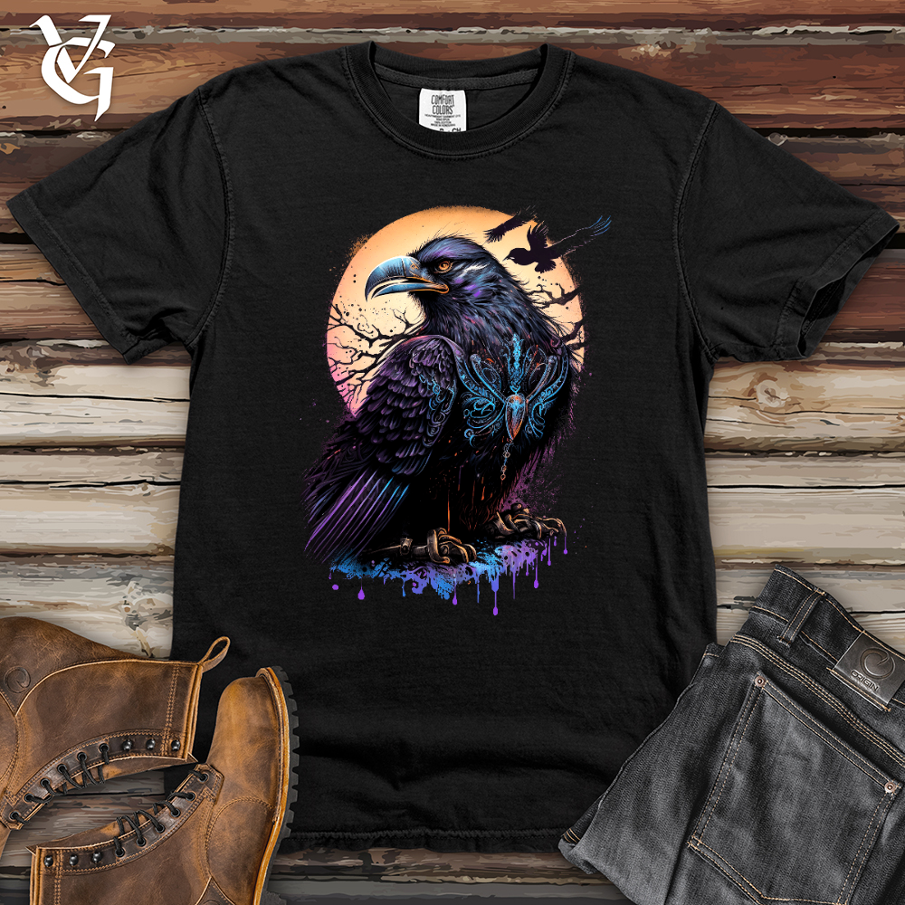 Viking Goods Viking Raven 02 Heavy Cotton Comfort Colors Tee Black / L