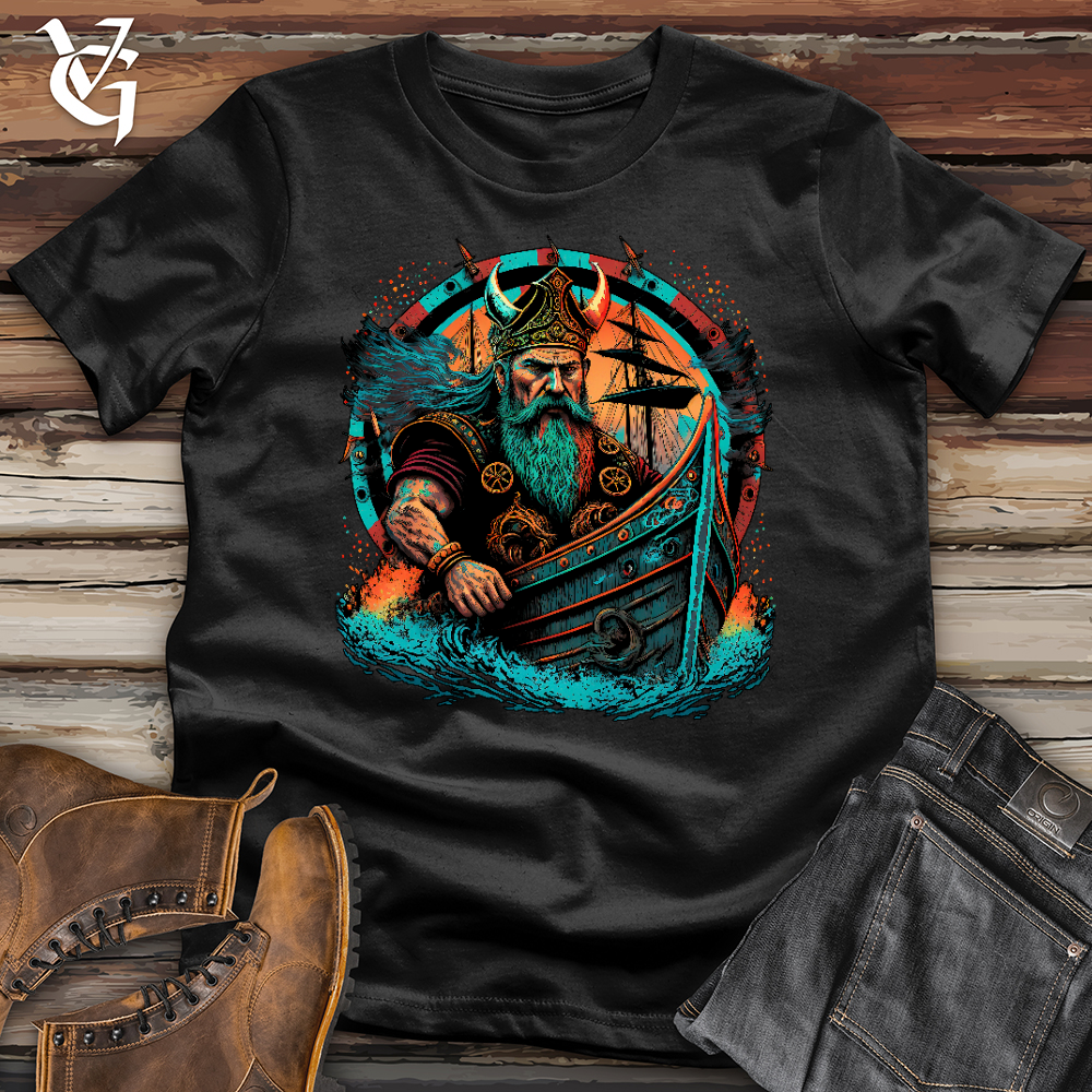 Viking Goods Viking Ship Softstyle Tee Black / L