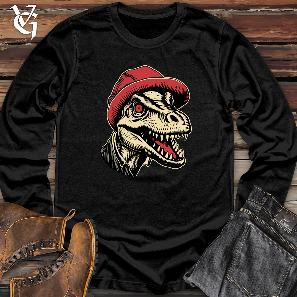 Viking Goods Vintage Beanie Dino Long Sleeve Black / L