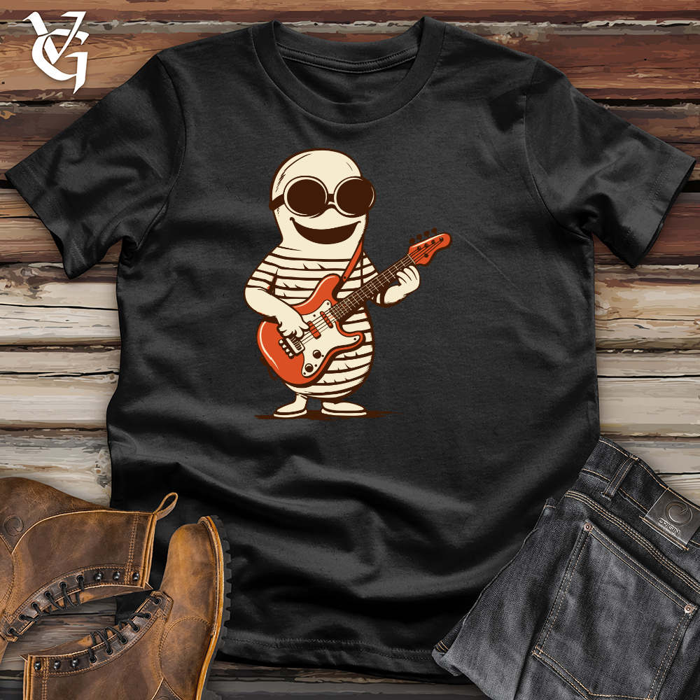 Viking Goods Vintage Guitarworm Cotton Tee Black / L