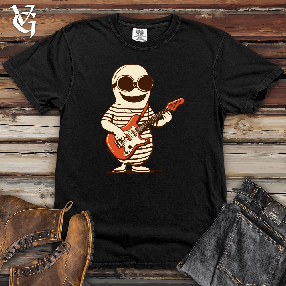 Viking Goods Vintage Guitarworm Heavy Cotton Comfort Colors Tee Black / L