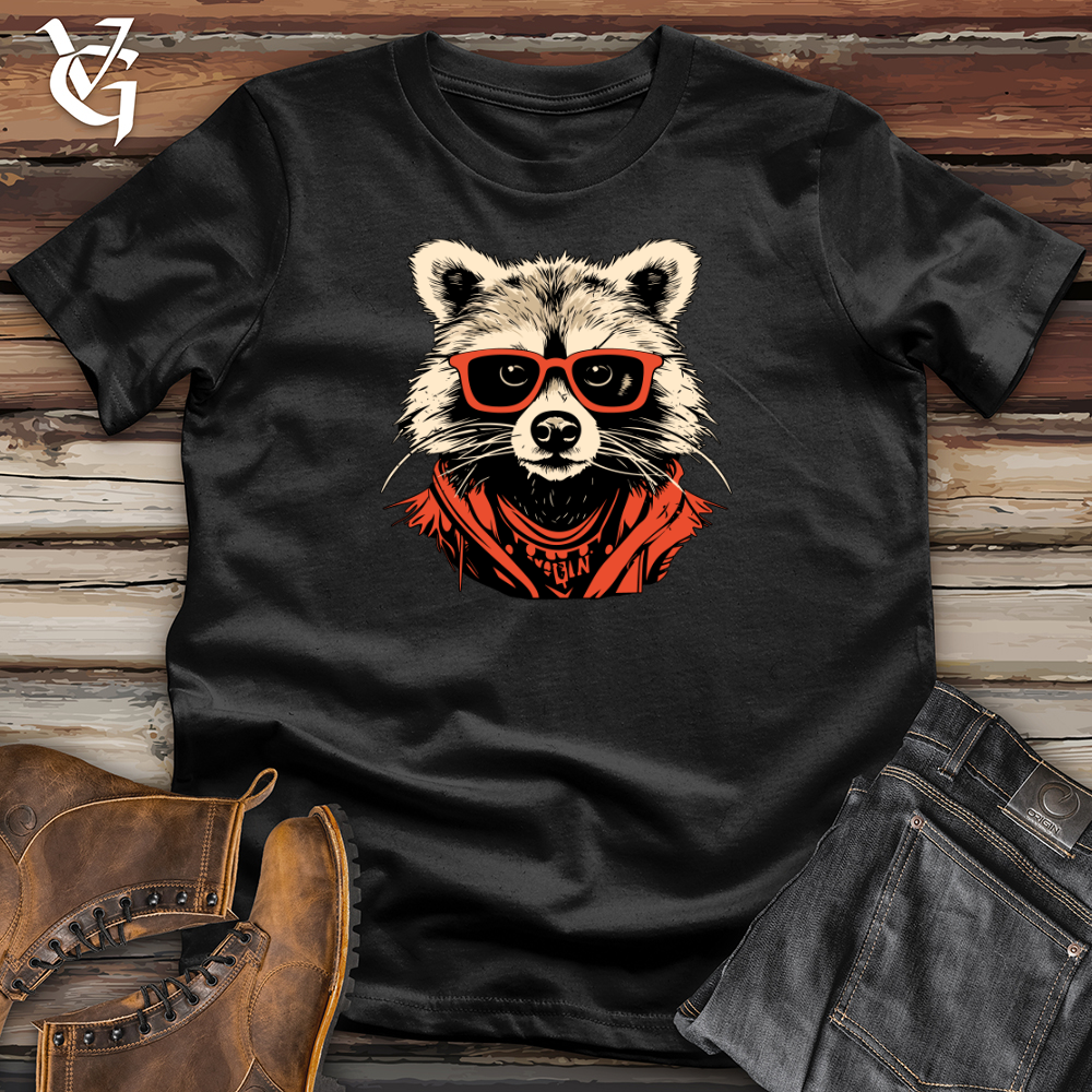 Viking Goods Vintage Hipcoon Softstyle Tee Black / L