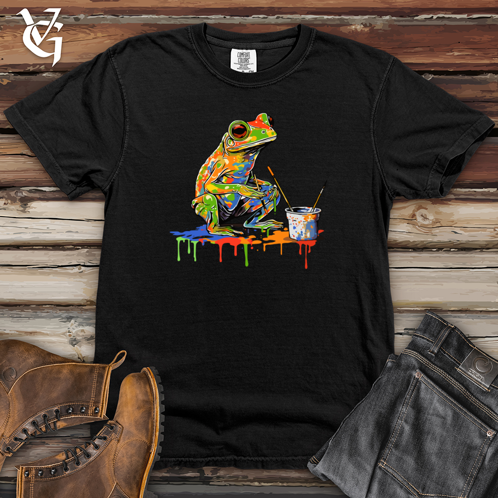 Viking Goods Vintage Masterpiece Frog Heavy Cotton Comfort Colors Tee Black / L