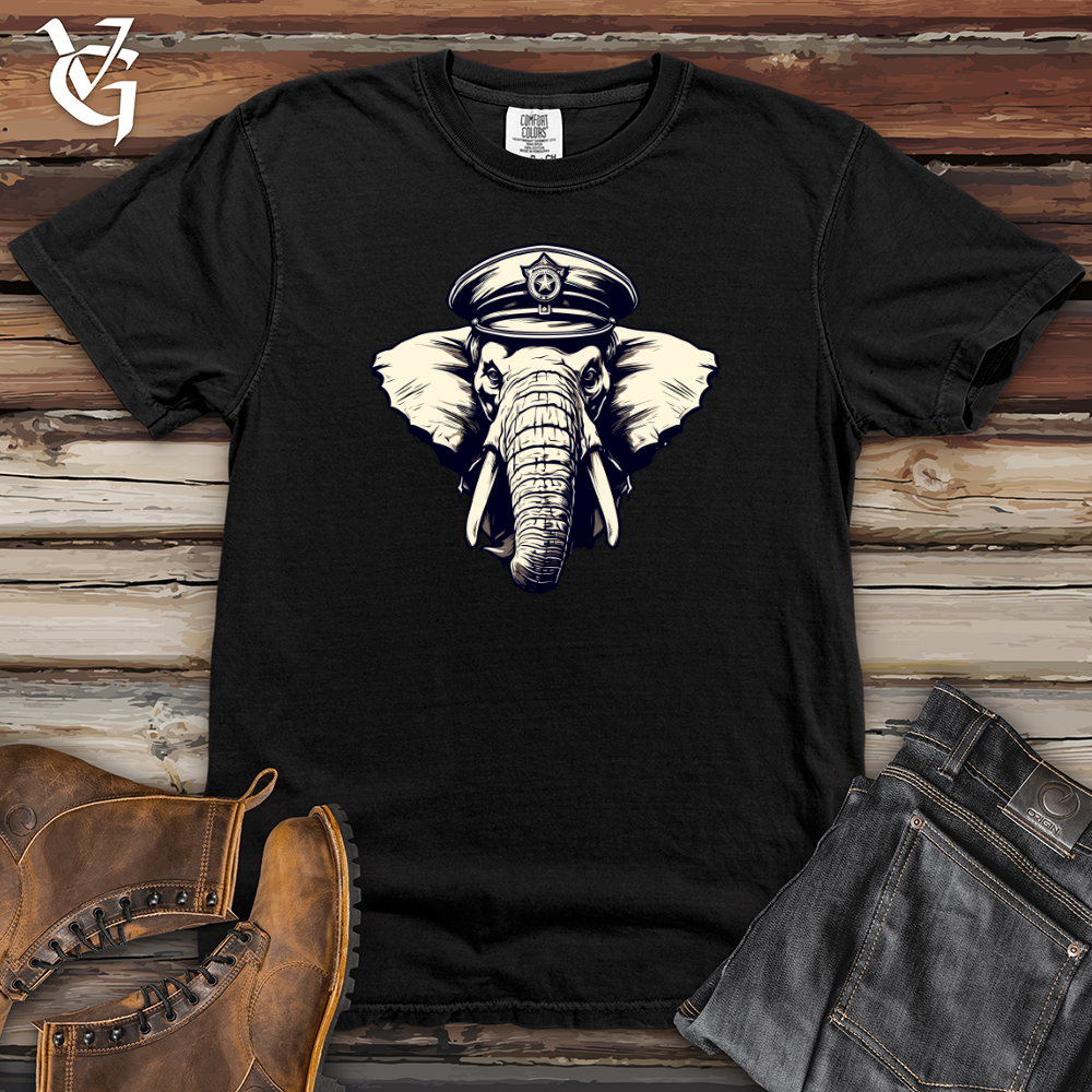 Viking Goods Vintage Pachyderm Admiral Heavy Cotton Comfort Colors Tee Black / L