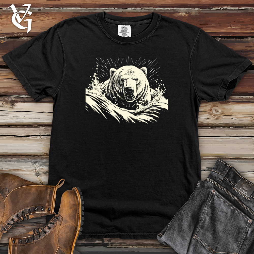 Viking Goods Vintage Polar Dive Heavy Cotton Comfort Colors Tee Black / L