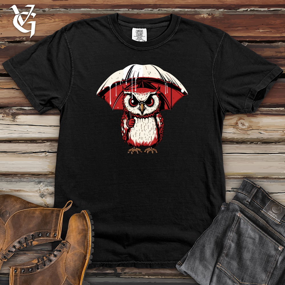 Viking Goods Vintage Rainwise Owl Heavy Cotton Comfort Colors Tee Black / L