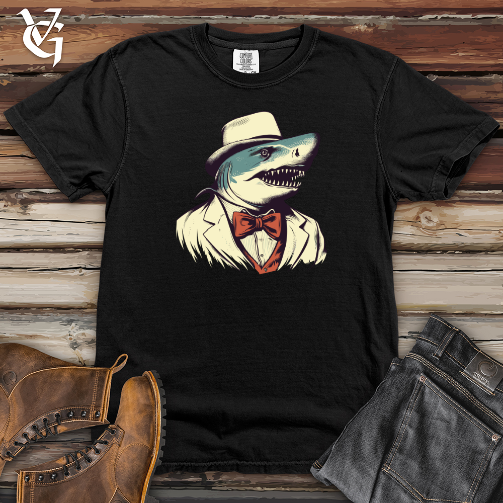 Viking Goods Vintage Sharkster Heavy Cotton Comfort Colors Tee Black / L