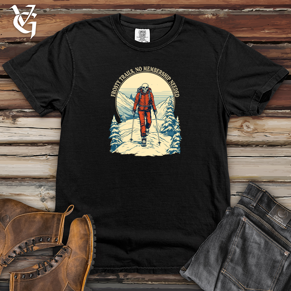 Viking Goods Vintage Snowstride Expedition Heavy Cotton Comfort Colors Tee Black / L