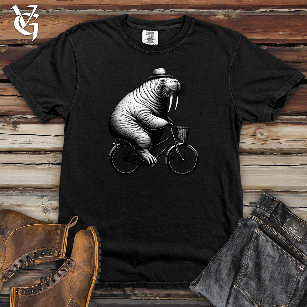 Viking Goods walrus Heavy Cotton Comfort Colors Tee Black / L