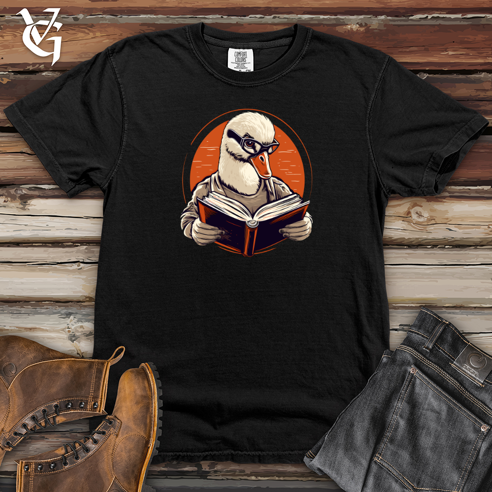 Viking Goods Wanderlust Goose Reads Heavy Cotton Comfort Colors Tee Black / L