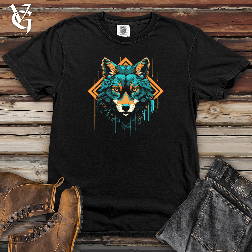 Viking Goods Wolf Geometric Gaze Heavy Cotton Comfort Colors Tee Black / L