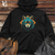 Viking Goods Wolf Geometric Gaze Midweight Hooded Sweatshirt Black / L