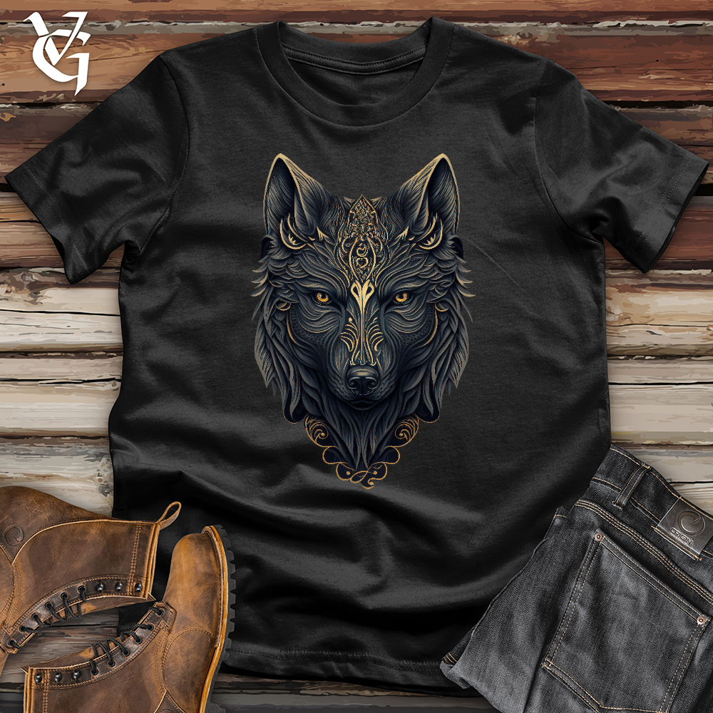 Viking Goods Wolf Head Softstyle Tee Black / L