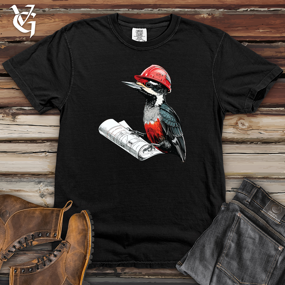 Viking Goods Woodpecker Project Planner Heavy Cotton Comfort Colors Tee Black / L