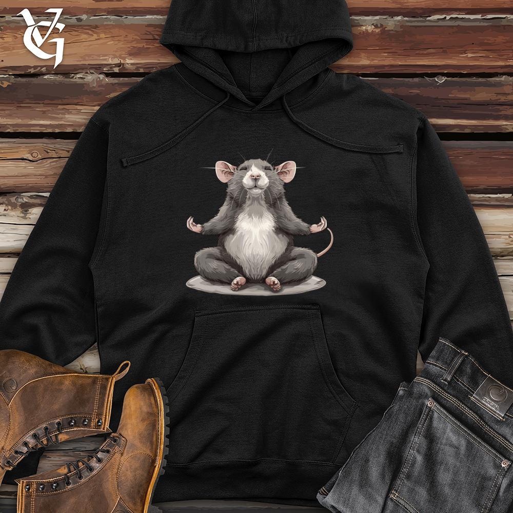 Viking Goods Zen Rat Reflection Midweight Hooded Sweatshirt Black / L