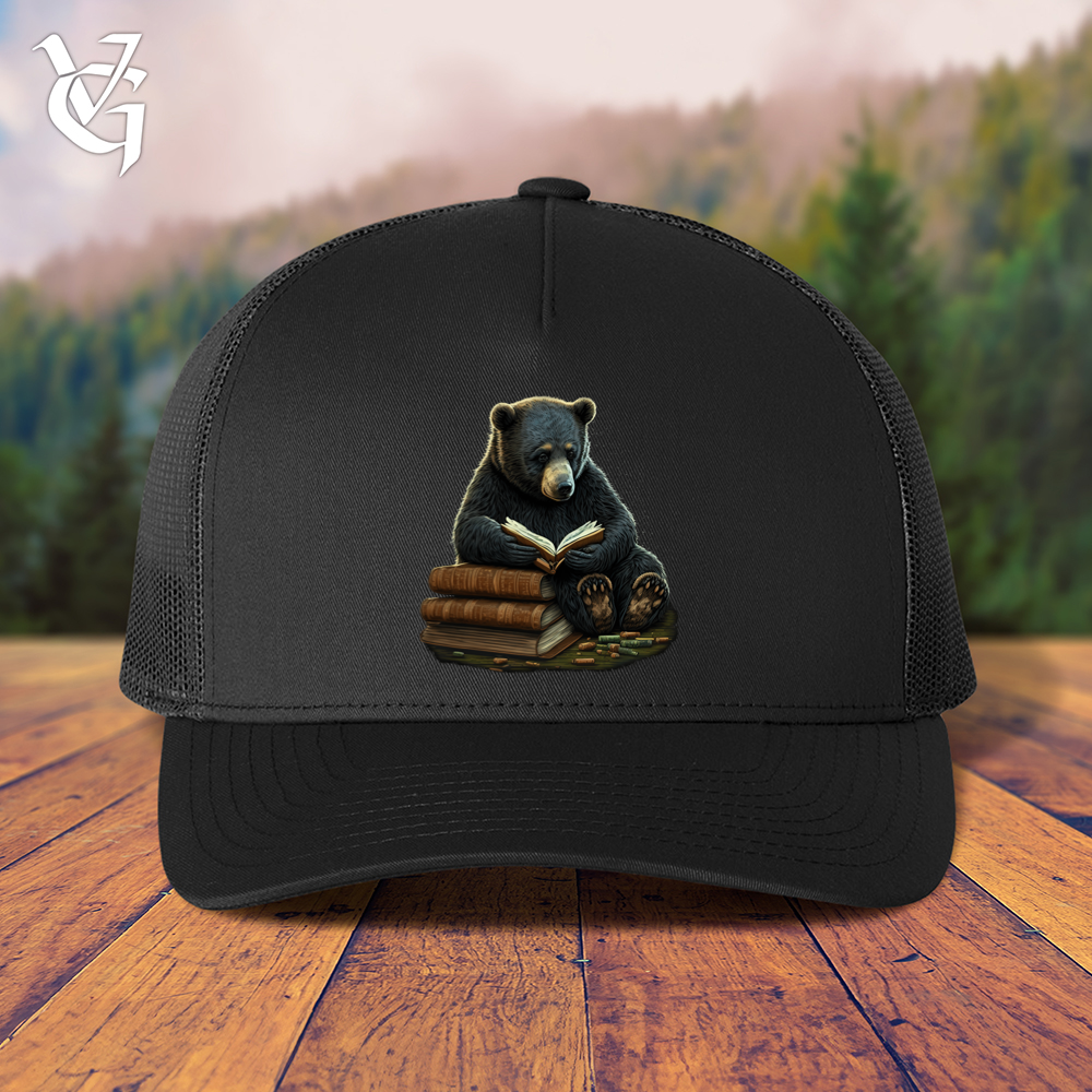 Viking Goods Studious Bear Trucker Cap Black