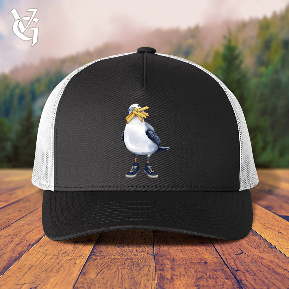Viking Goods Boardwalk Seagull Trucker Cap Black/ White