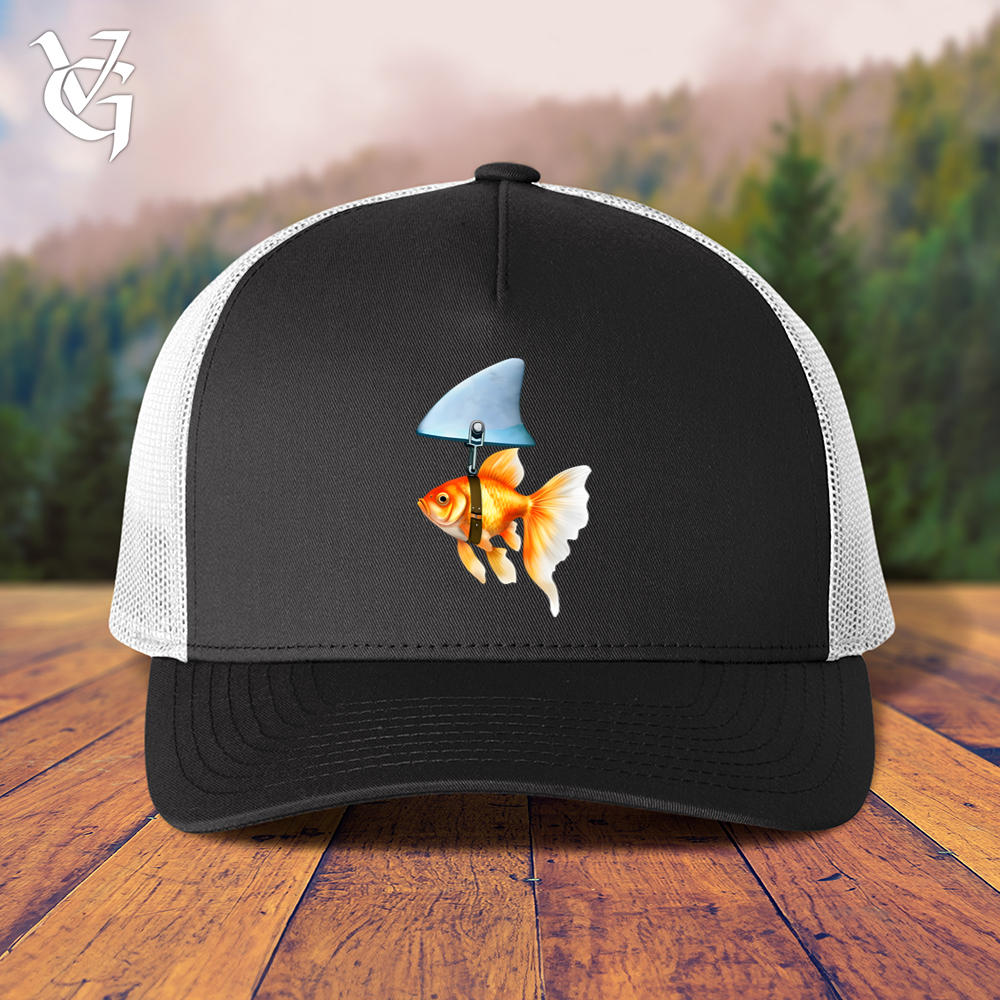 Viking Goods Goldfish Shark Fin Trucker Cap Black/ White