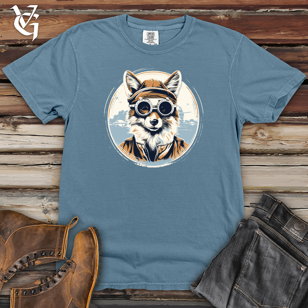 Viking Goods AeroFox Fixer Heavy Cotton Comfort Colors Tee Blue Jean / L