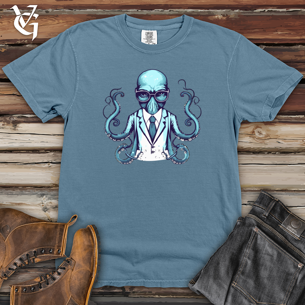 Viking Goods Analytical Octopus Heavy Cotton Comfort Colors Tee Blue Jean / L