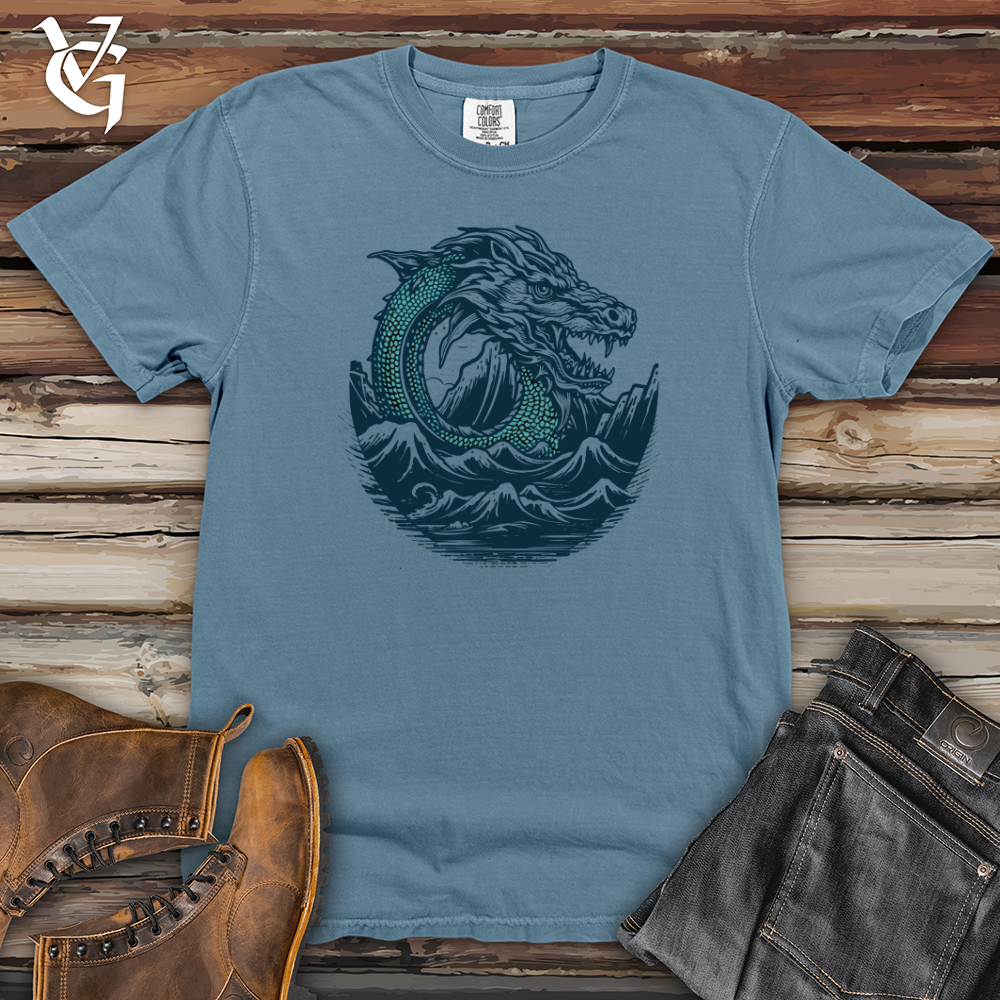 Viking Goods Aquatic Drake Fury Heavy Cotton Comfort Colors Tee Blue Jean / L