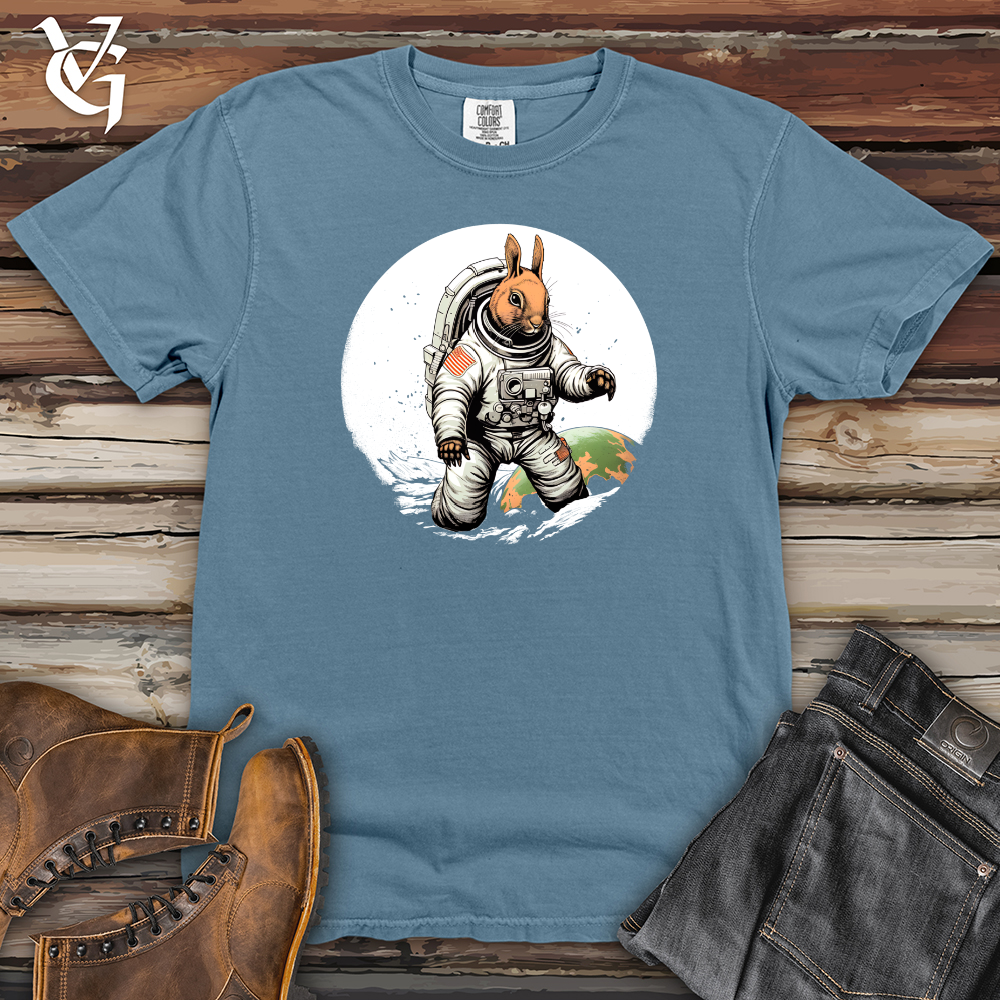 Viking Goods Astro Nut Collector Heavy Cotton Comfort Colors Tee Blue Jean / L