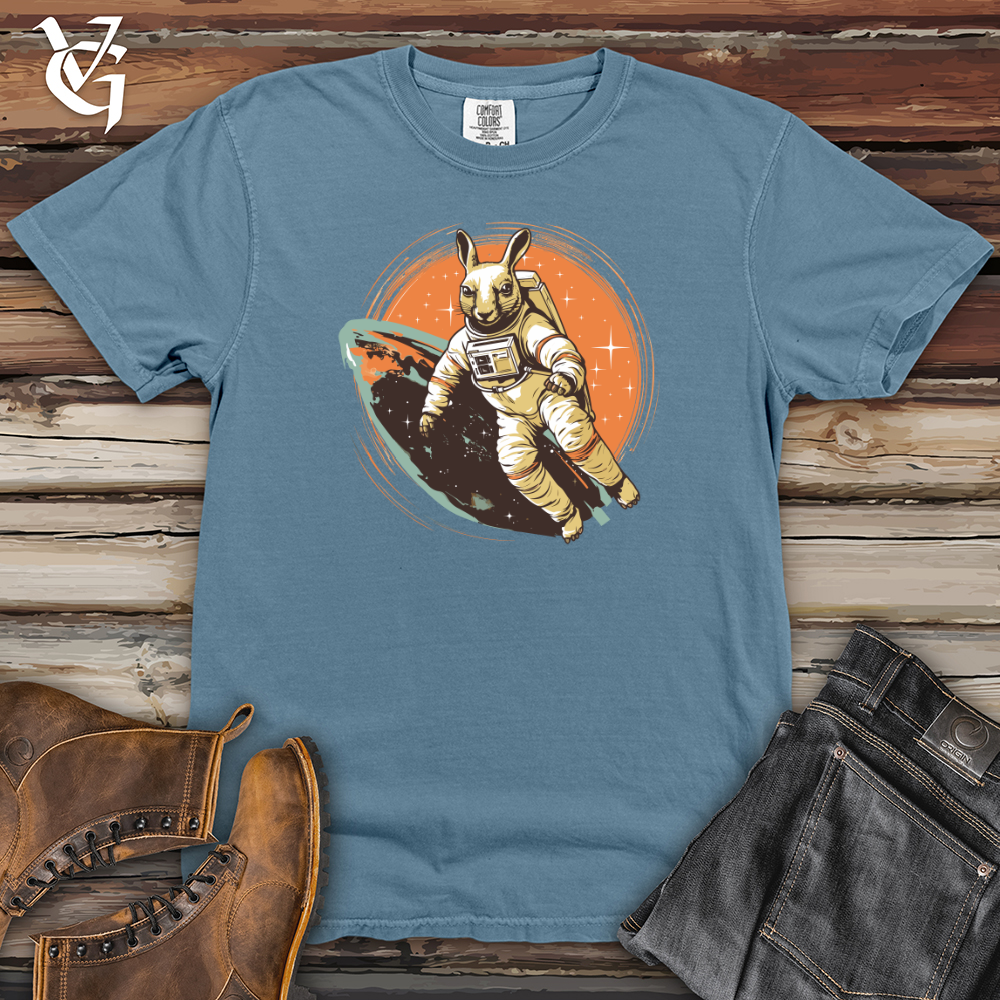 Viking Goods Astronaut Rabbit  Heavy Cotton Comfort Colors Tee Blue Jean / L